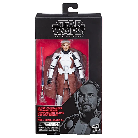 Star Wars The Black Series Clone Commander Obi-Wan Kenobi (Restock)