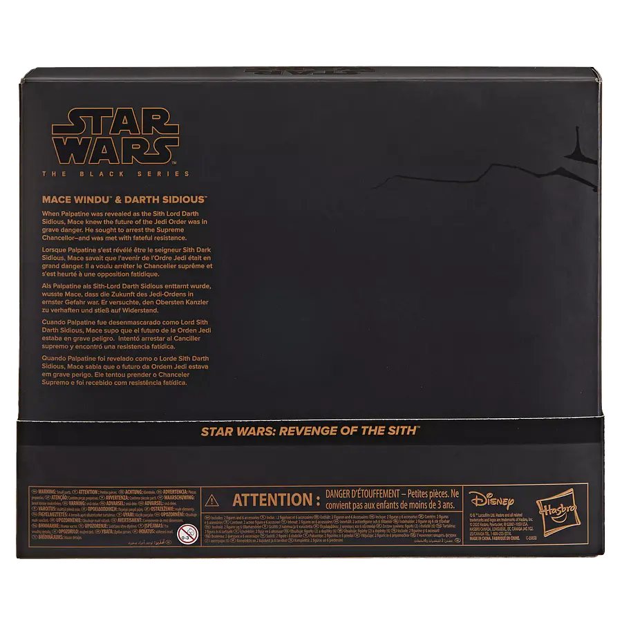 Star Wars The Black Series Mace Windu & Darth Sidious (Exclusive) 6