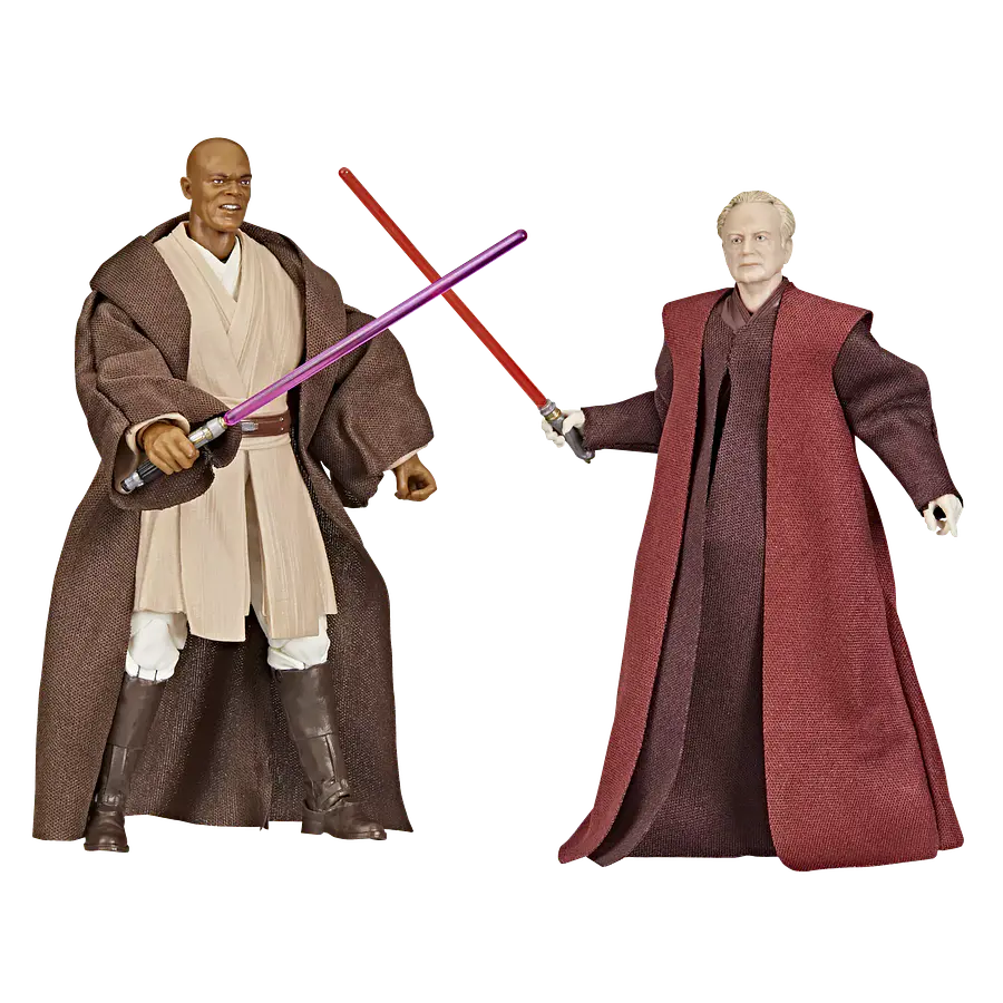 Star Wars The Black Series Mace Windu & Darth Sidious (Exclusive) 4