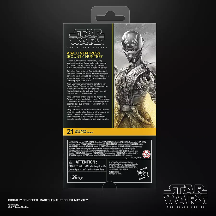 STAR WARS The Black Series Asajj Ventress (Bounty Hunter) 12