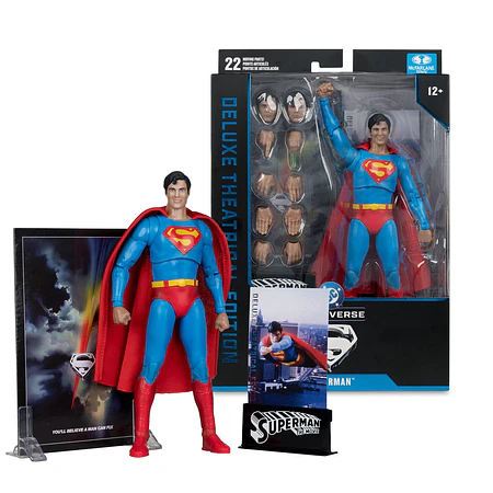 DC Multiverse Theatrical Deluxe Superman: The Movie (1978) Superman 7-Inch Scale Action Figure MF17839