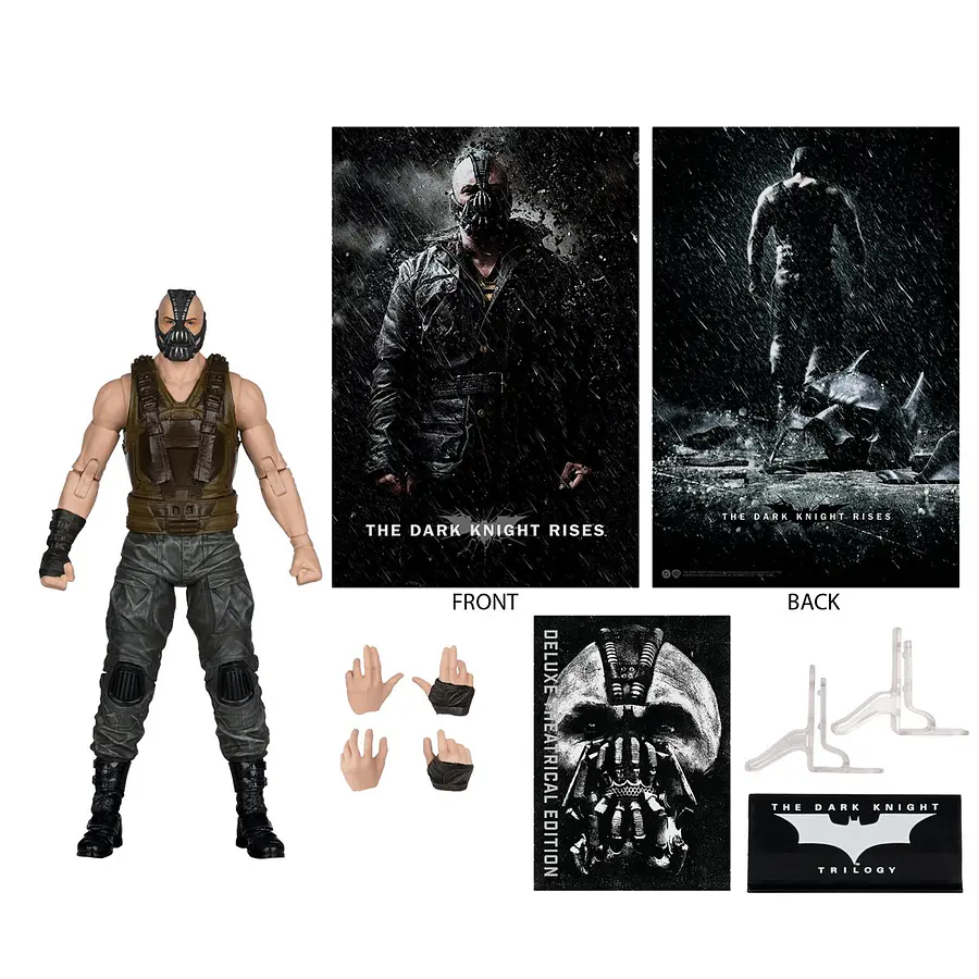 DC Multiverse Theatrical Deluxe Batman: The Dark Knight Rises Movie Bane 7-Inch Scale Action Figure MF17891 9