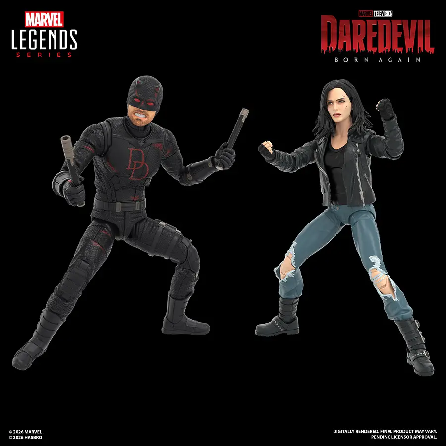 [Preventa Abierta] MARVEL LEGENDS SERIES DAREDEVIL: BORN AGAIN DAREDEVIL & JESSICA JONES 1