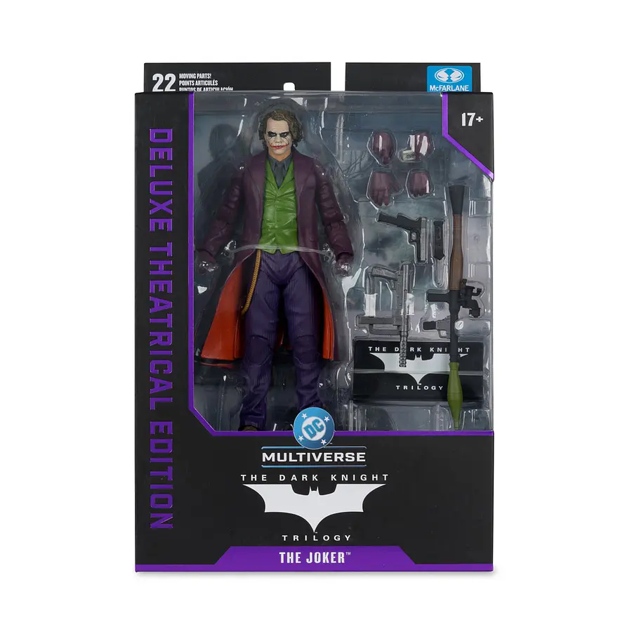 DC Multiverse Theatrical Deluxe Batman: The Dark Knight Movie The Joker 7-Inch Scale Action Figure MF17892 3