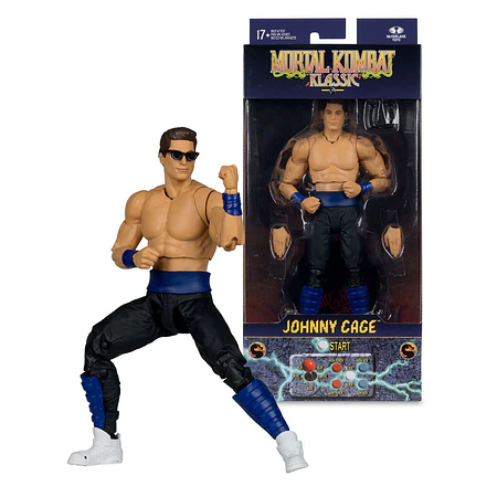 [Preventa Abierta] Mortal Kombat Klassic Wave 4 Johnny Cage 7-Inch Scale Action Figure