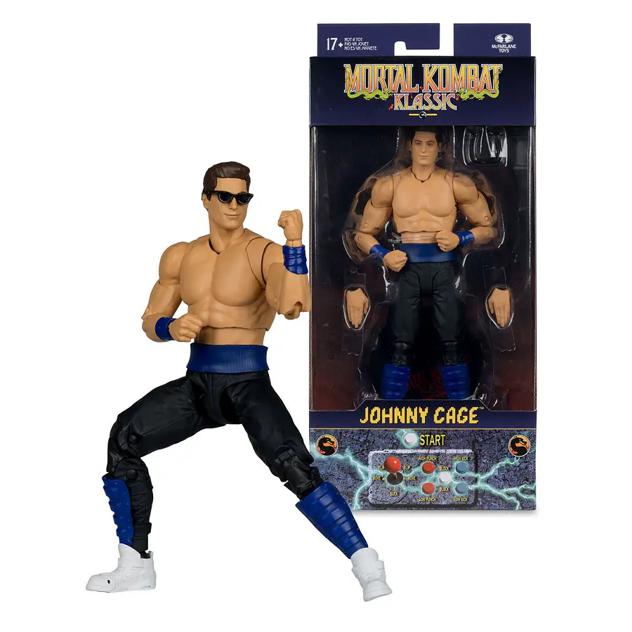 [Preventa Abierta] Mortal Kombat Klassic Wave 4 Johnny Cage 7-Inch Scale Action Figure 1