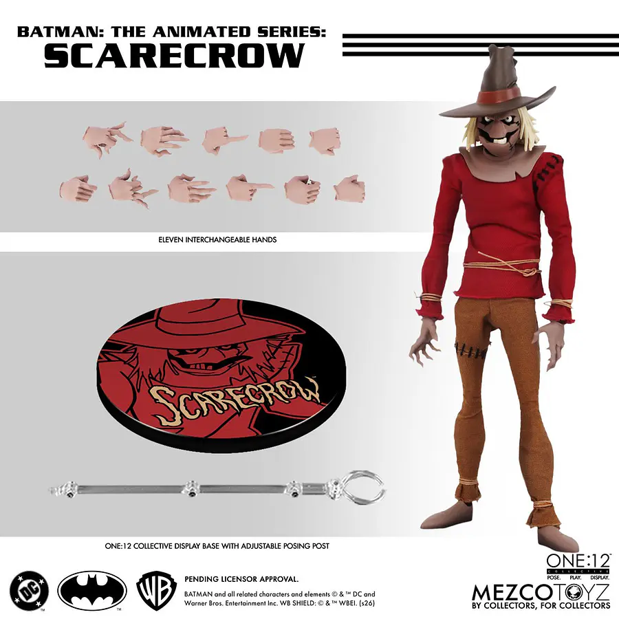 [Preventa Abierta] Batman: The Animated Series Scarecrow One 12 Collective Action Figure 2