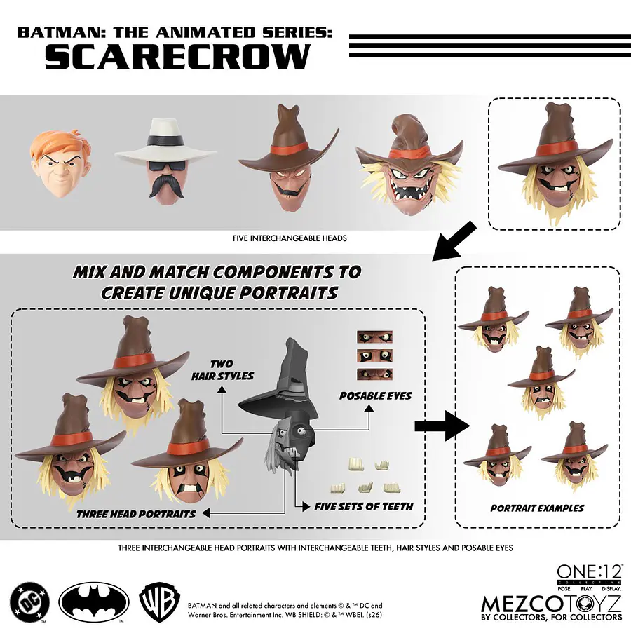 [Preventa Abierta] Batman: The Animated Series Scarecrow One 12 Collective Action Figure 3