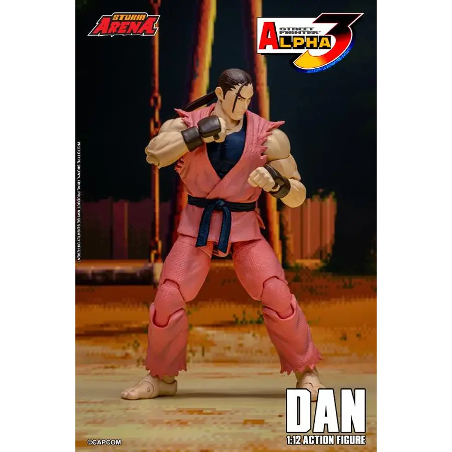 Street Fighter Alpha 3 Storm Arena Dan 1/12 Scale Action Figure 4