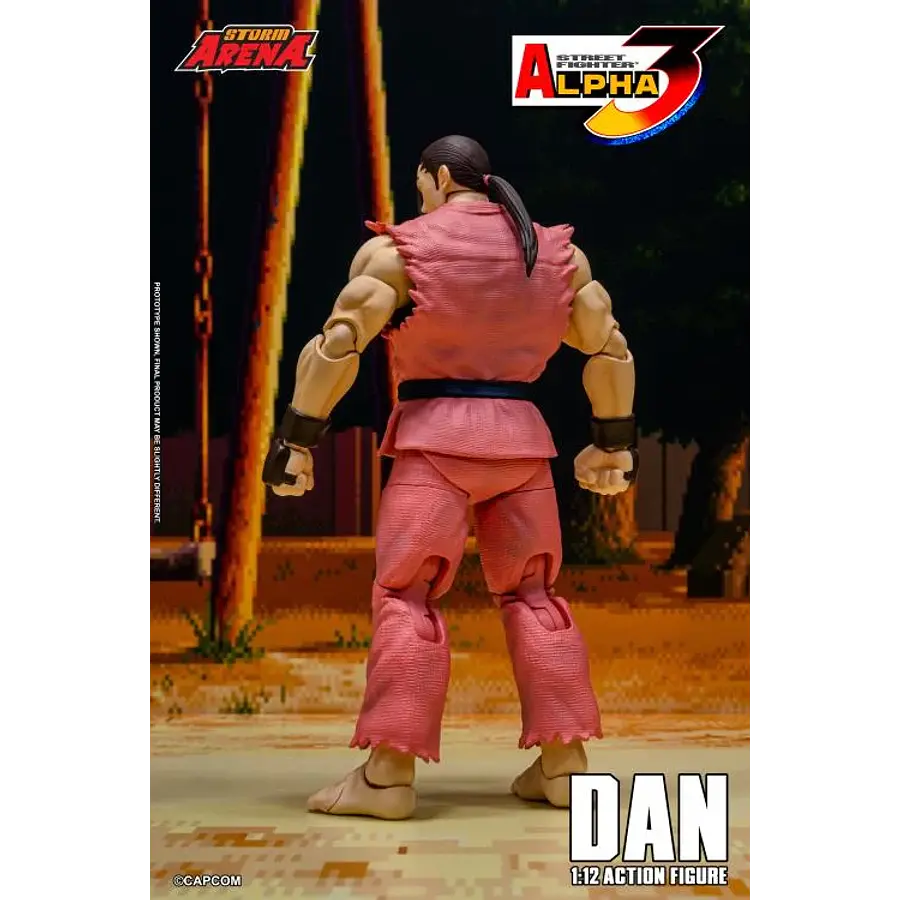 Street Fighter Alpha 3 Storm Arena Dan 1/12 Scale Action Figure 7