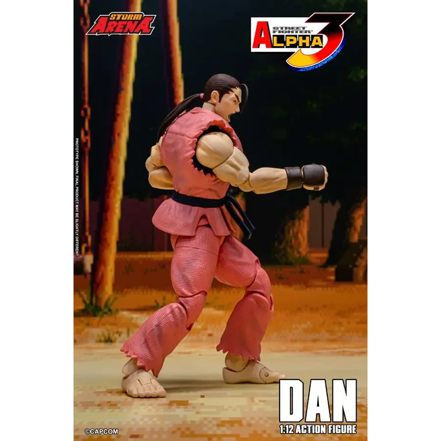 Street Fighter Alpha 3 Storm Arena Dan 1/12 Scale Action Figure 8