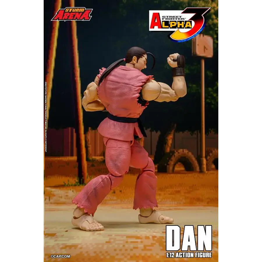 Street Fighter Alpha 3 Storm Arena Dan 1/12 Scale Action Figure 9