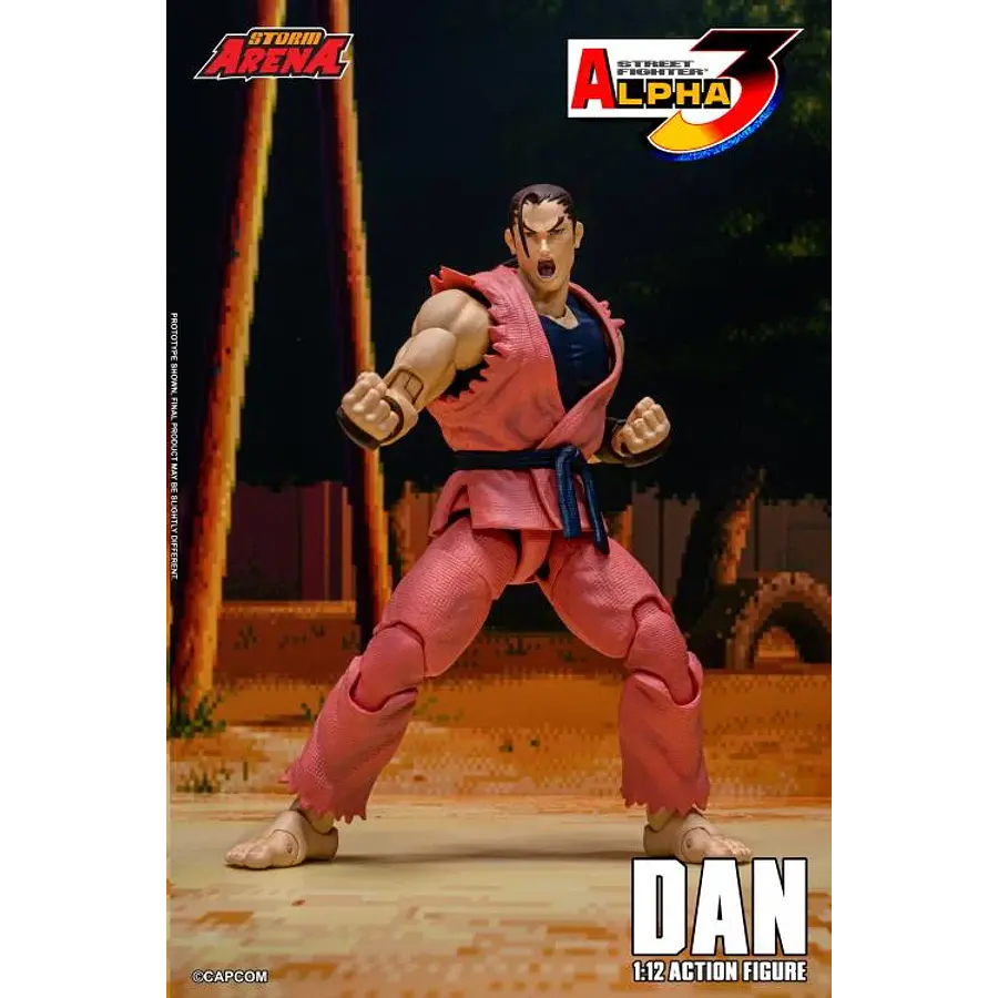 Street Fighter Alpha 3 Storm Arena Dan 1/12 Scale Action Figure 6