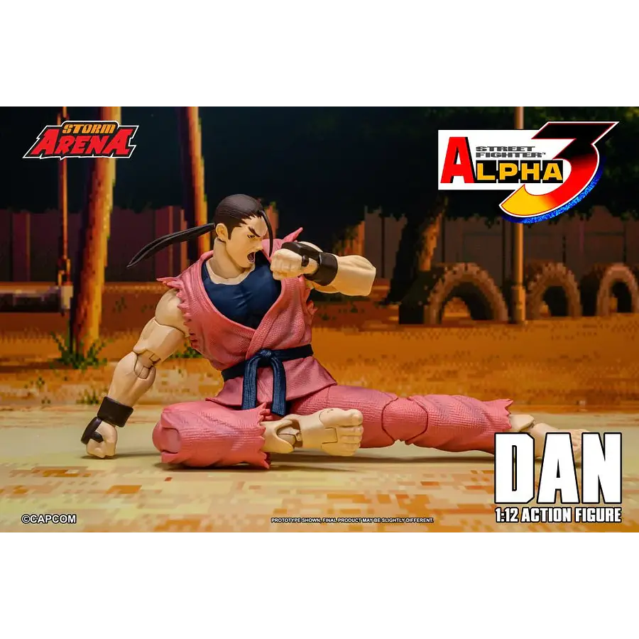 Street Fighter Alpha 3 Storm Arena Dan 1/12 Scale Action Figure 12