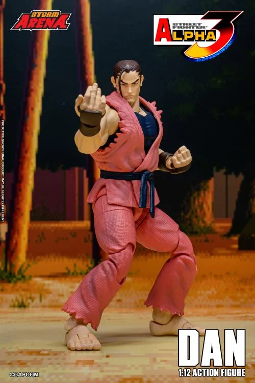 Street Fighter Alpha 3 Storm Arena Dan 1/12 Scale Action Figure DANMAYO26