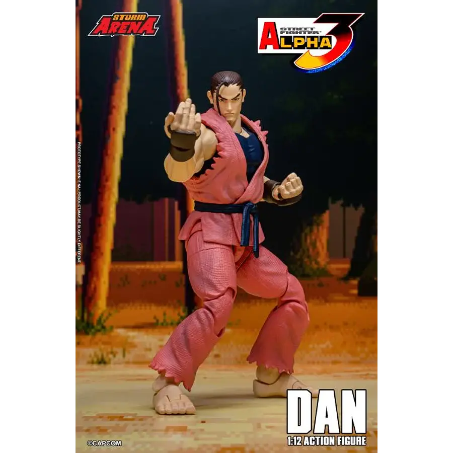 Street Fighter Alpha 3 Storm Arena Dan 1/12 Scale Action Figure 1