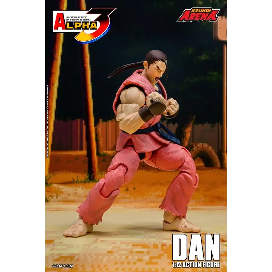 Street Fighter Alpha 3 Storm Arena Dan 1/12 Scale Action Figure 11