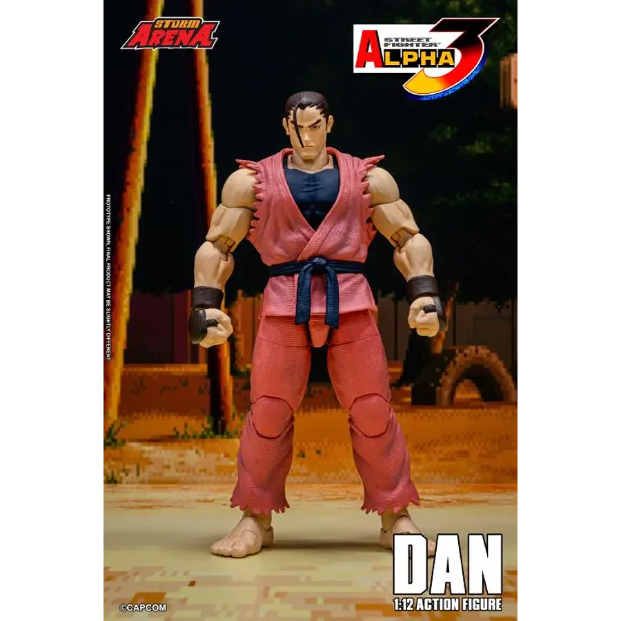 Street Fighter Alpha 3 Storm Arena Dan 1/12 Scale Action Figure 5