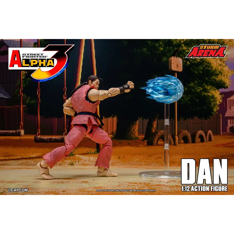 Street Fighter Alpha 3 Storm Arena Dan 1/12 Scale Action Figure 14