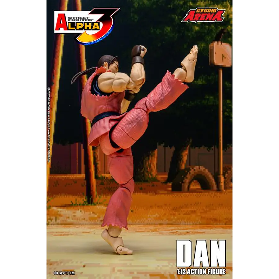 Street Fighter Alpha 3 Storm Arena Dan 1/12 Scale Action Figure 15