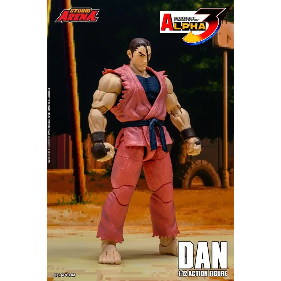 Street Fighter Alpha 3 Storm Arena Dan 1/12 Scale Action Figure 17