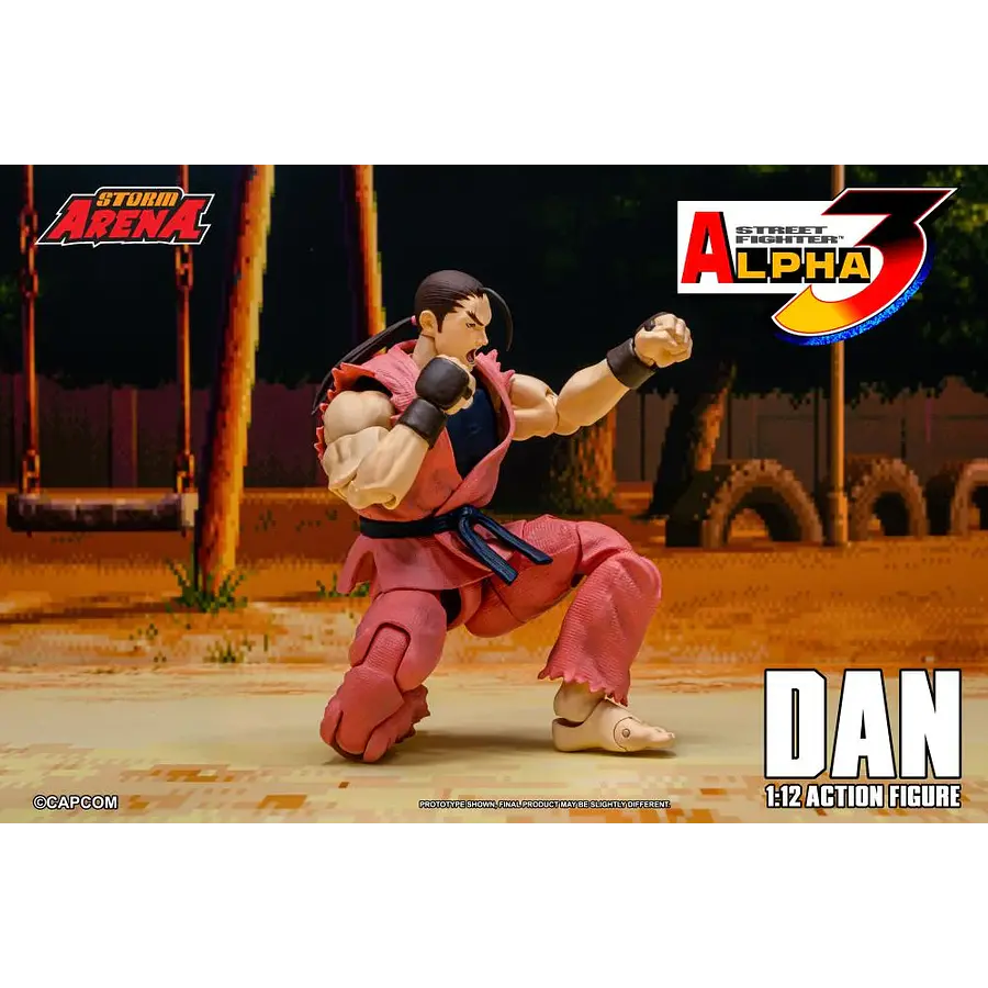 Street Fighter Alpha 3 Storm Arena Dan 1/12 Scale Action Figure 18