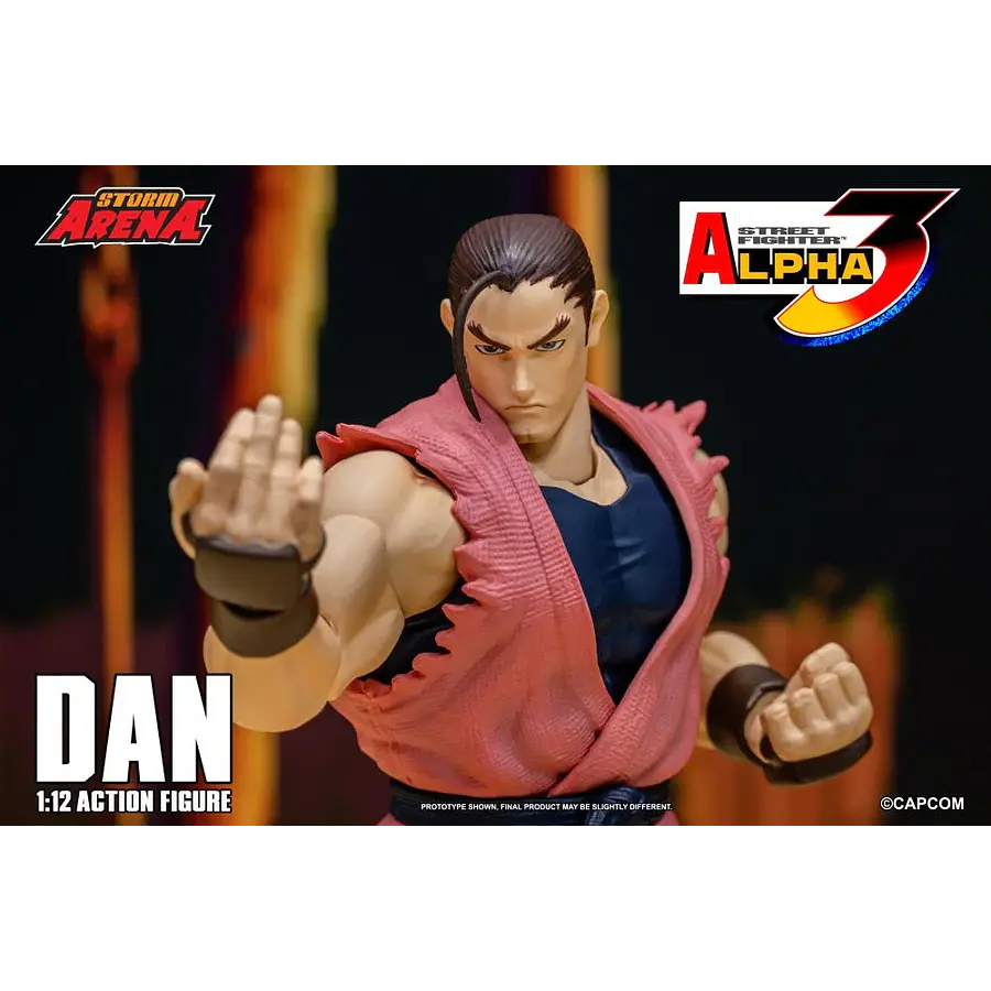 Street Fighter Alpha 3 Storm Arena Dan 1/12 Scale Action Figure 19