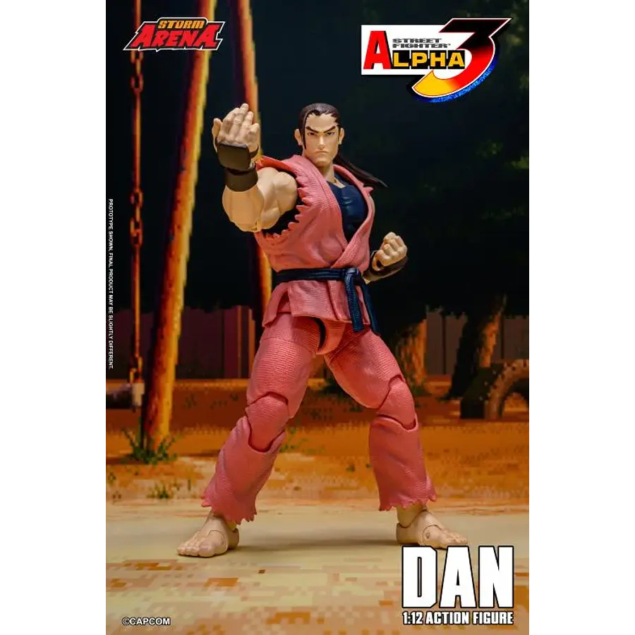 Street Fighter Alpha 3 Storm Arena Dan 1/12 Scale Action Figure 3