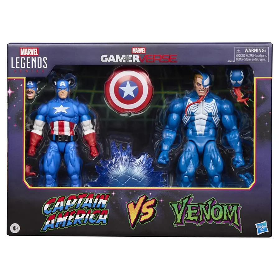 Marvel Legends Series Gamerverse Captain America vs Venom 2-Pack G0622 1
