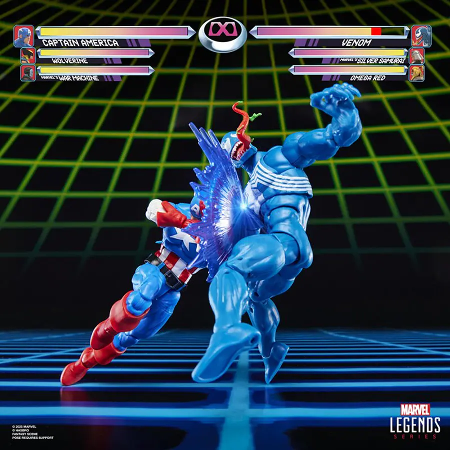Marvel Legends Series Gamerverse Captain America vs Venom 2-Pack G0622 3