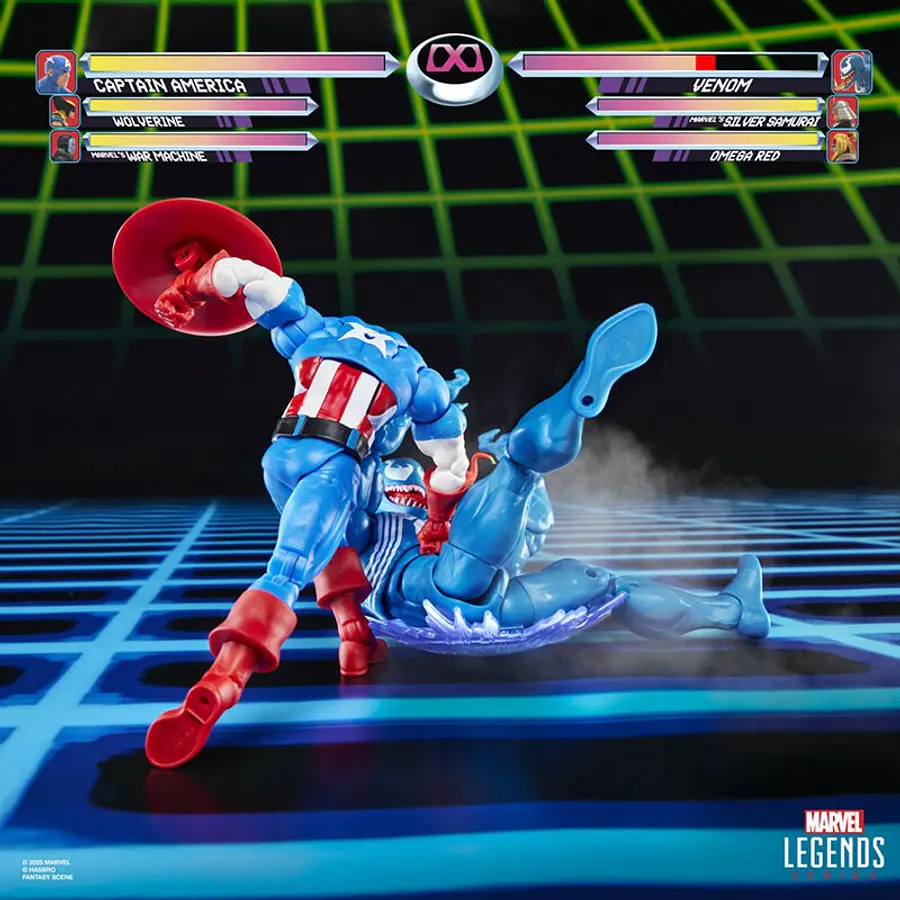 Marvel Legends Series Gamerverse Captain America vs Venom 2-Pack G0622 4
