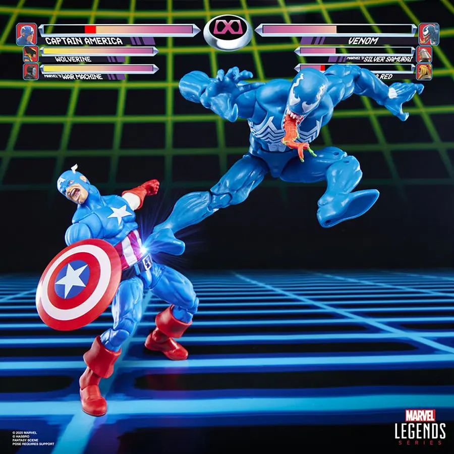 Marvel Legends Series Gamerverse Captain America vs Venom 2-Pack G0622 5