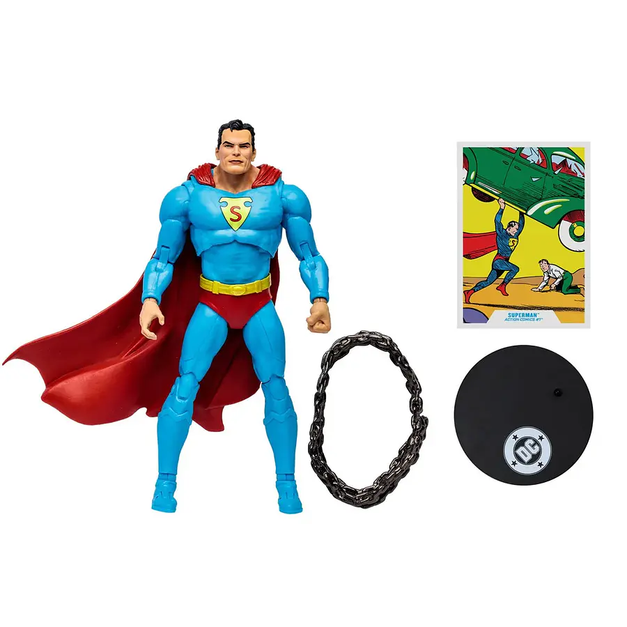 [Preventa Abierta] DC Multiverse McFarlane Vault Collection Wave 1 Superman Action Comics #1 7-Inch Scale Action Figure 2
