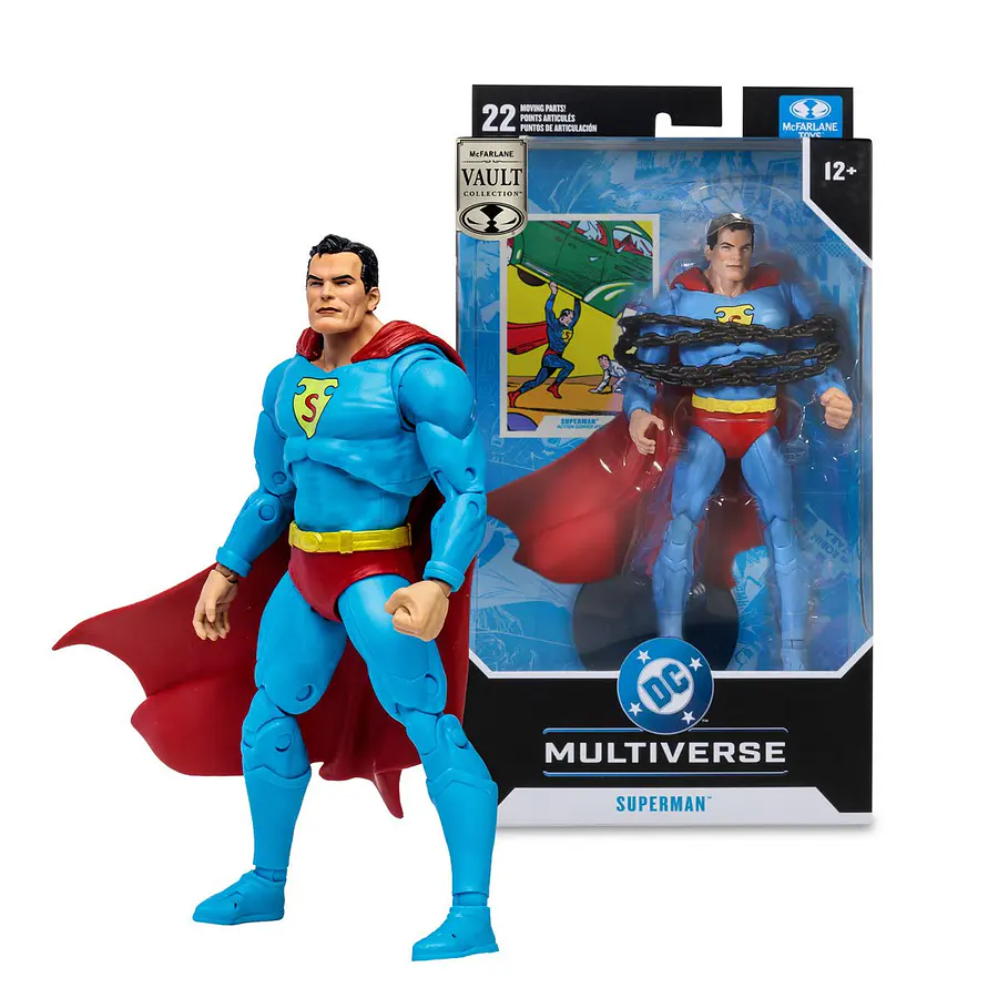 [Preventa Abierta] DC Multiverse McFarlane Vault Collection Wave 1 Superman Action Comics #1 7-Inch Scale Action Figure 1