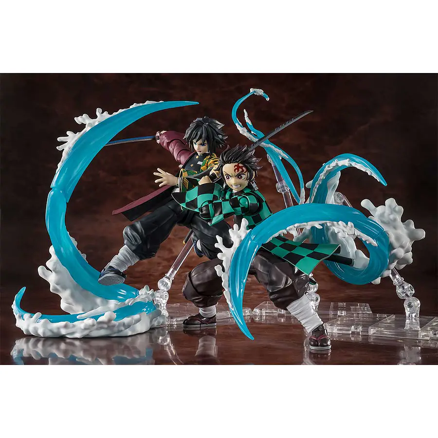 [Preventa Abierta] S.H.FIGUARTS TANJIRO KAMADO AND GIYU TOMIOKA WATER BREATHING EFFECT SET  5