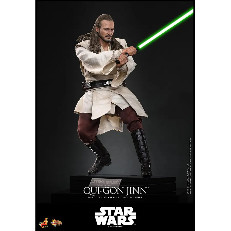 [Preventa Abierta] Star Wars: The Phantom Menace MMS880 Qui-Gon Jinn Hot Toys Collectibles 1
