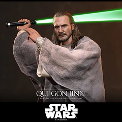 [Preventa Abierta] Star Wars: The Phantom Menace MMS880 Qui-Gon Jinn Hot Toys Collectibles 8