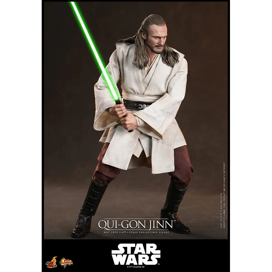 [Preventa Abierta] Star Wars: The Phantom Menace MMS880 Qui-Gon Jinn Hot Toys Collectibles 19