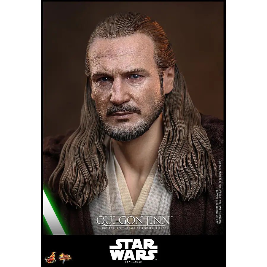 [Preventa Abierta] Star Wars: The Phantom Menace MMS880 Qui-Gon Jinn Hot Toys Collectibles 20