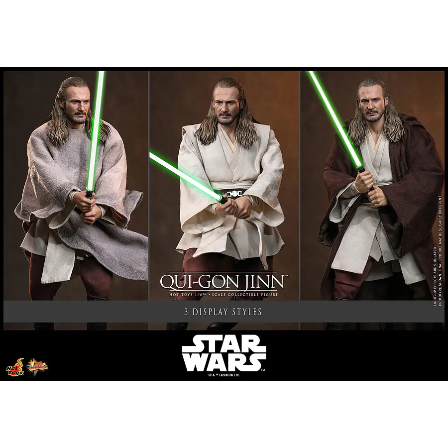 [Preventa Abierta] Star Wars: The Phantom Menace MMS880 Qui-Gon Jinn Hot Toys Collectibles 4