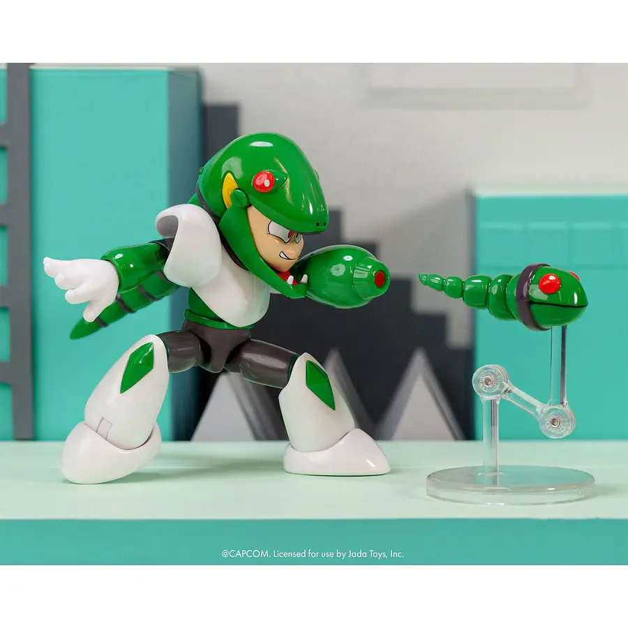 [Preventa Abierta] Mega Man Wave 4 Snake Man 1:12 Scale Action Figure 3