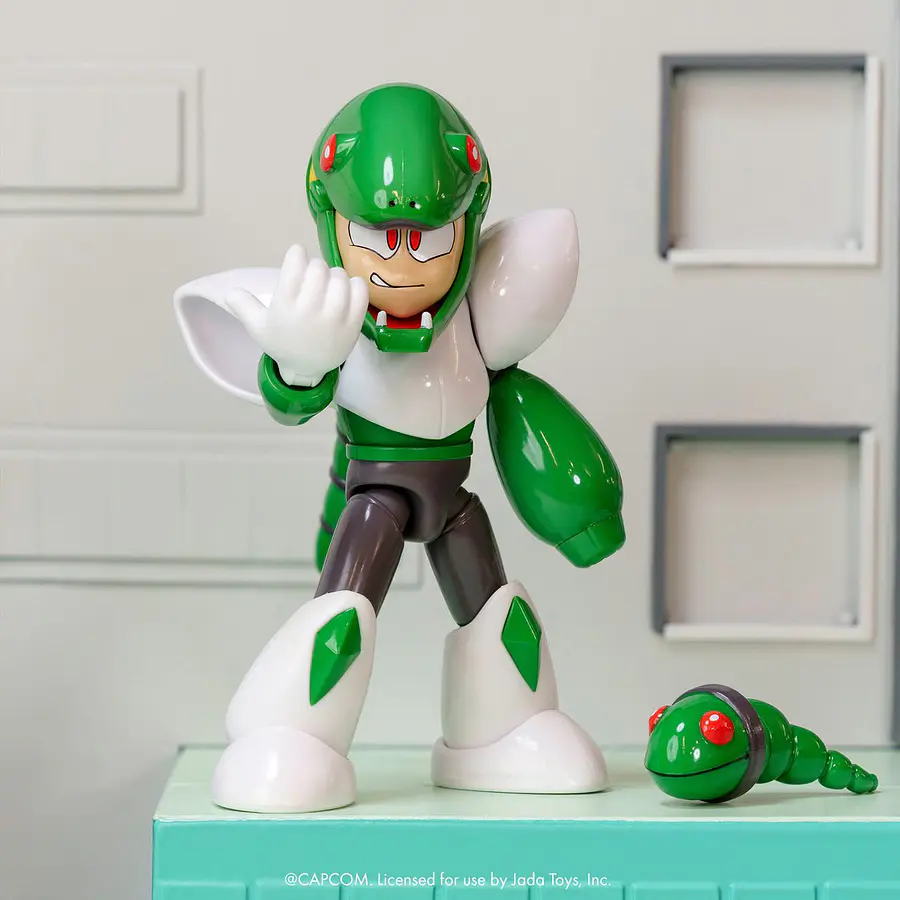 [Preventa Abierta] Mega Man Wave 4 Snake Man 1:12 Scale Action Figure 2