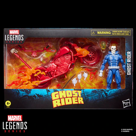 Marvel Legends Series Ghost Rider Johnny Blaze With Motorcycle
