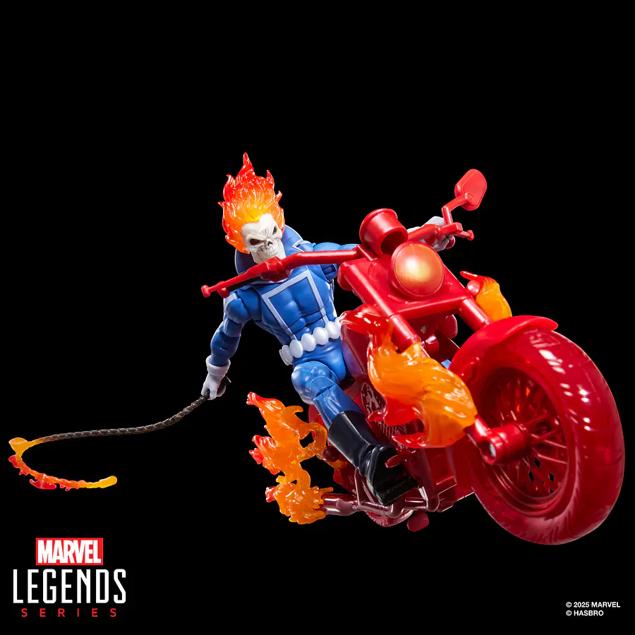 Marvel Legends Series Ghost Rider Johnny Blaze With Motorcycle 3