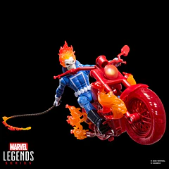 Marvel Legends Series Ghost Rider Johnny Blaze With Motorcycle 3