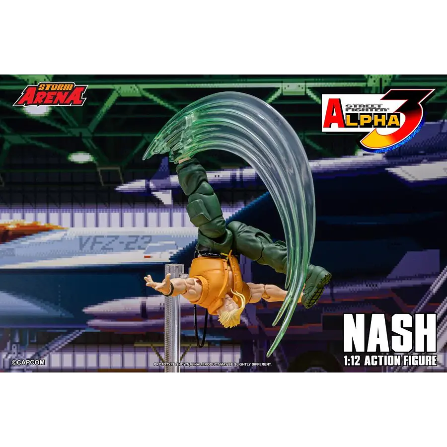 Street Fighter Alpha 3 Storm Arena Nash 1/12 Scale Action Figure 16