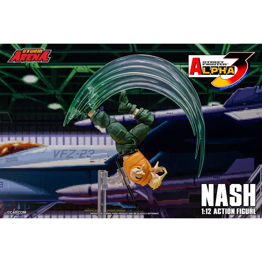 Street Fighter Alpha 3 Storm Arena Nash 1/12 Scale Action Figure 17