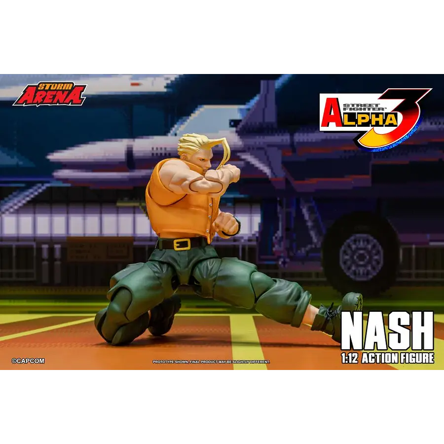 Street Fighter Alpha 3 Storm Arena Nash 1/12 Scale Action Figure 15