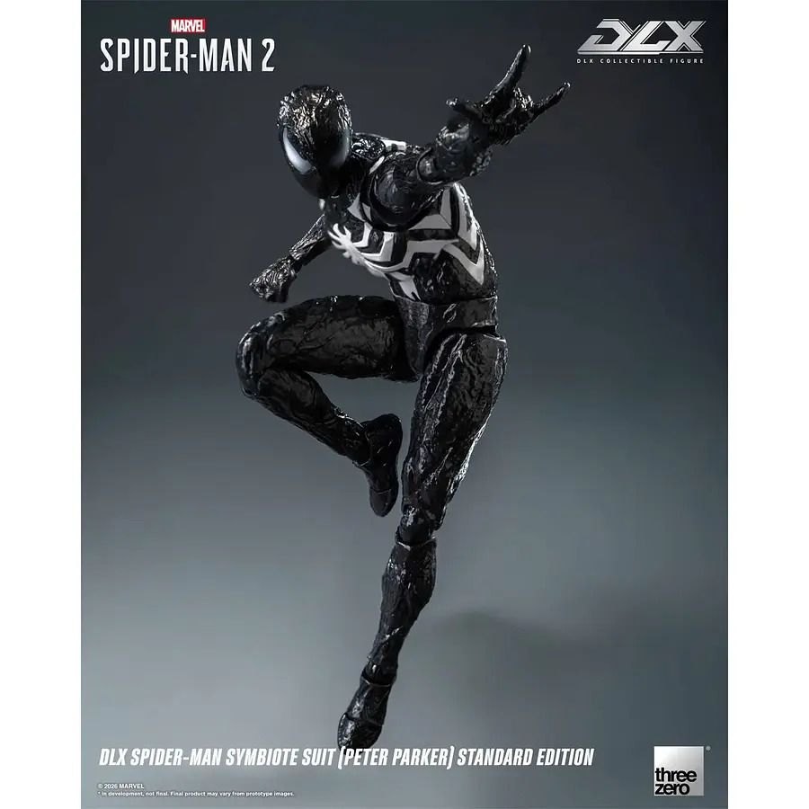 [Preventa Abierta] Marvel Spider-Man 2 Spider-Man Symbiote Suit Peter Parker Standard Edition DLX Action Figure 8