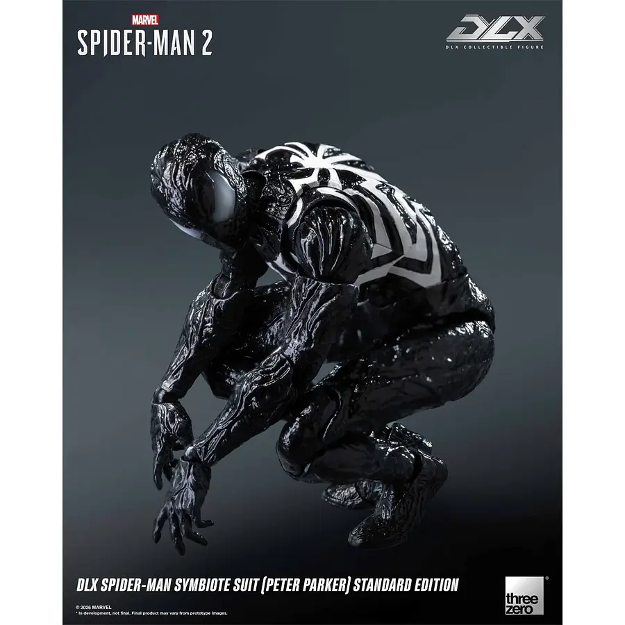 [Preventa Abierta] Marvel Spider-Man 2 Spider-Man Symbiote Suit Peter Parker Standard Edition DLX Action Figure 10